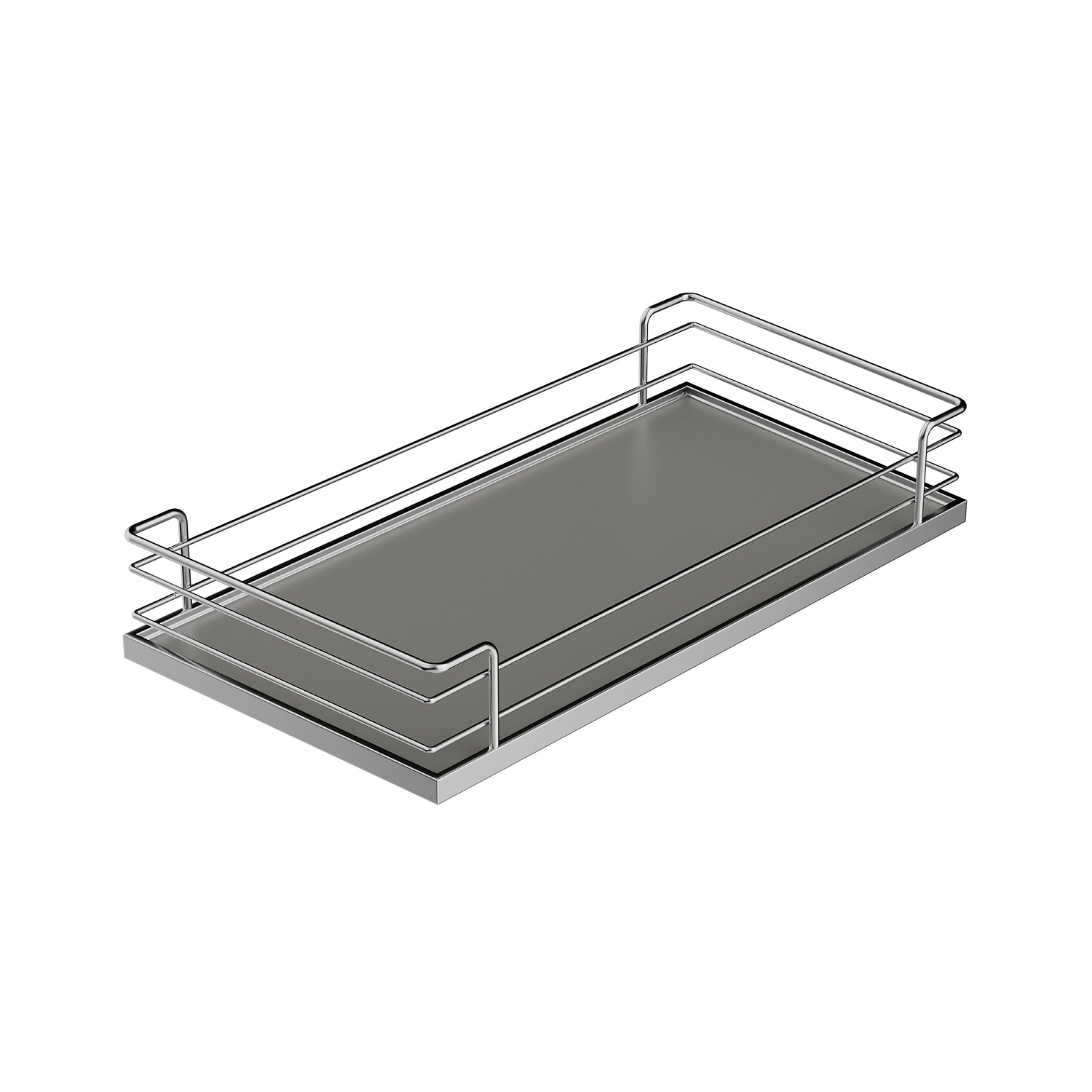 Полка Комфорт II 250 мм Арена КЛАССИК цвет ХРОМ